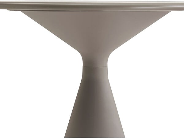HABITAT ET JARDIN - Table haute bistro de jardin ⌀80 cm "Néora" - Taupe - large