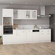 VIDAXL - vidaXL Armoire de plancher à tiroir "Lyon" Blanc 80x46x81,5cm - vignette