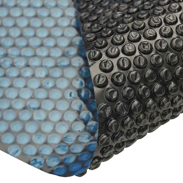 VIDAXL - vidaXL Film solaire de piscine flottant PE 600x400 cm Noir et bleu - large