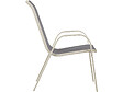 HABITAT ET JARDIN - Fauteuil jardin Textilène "Cordoba" - Phoenix - Gris clair - Lot de 4 - vignette
