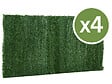 HABITAT ET JARDIN - Lot de 4 Haies artificielles - 150 x 300 cm - vignette