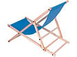 HABITAT ET JARDIN - Lot de 2 transats en bois "Chilienne" - 107 x 56.5 x 81 cm - Ecru - vignette