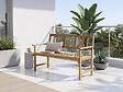 HABITAT ET JARDIN - Banc de jardin en bois 120 cm "Surabaya" - 2 places - Marron - vignette