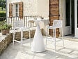 HABITAT ET JARDIN - Lot de 2 chaises hautes empilables en plastique "Néora" - Blanc - vignette