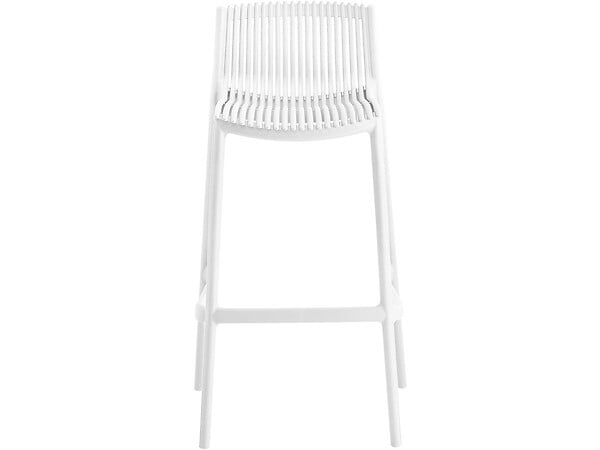 HABITAT ET JARDIN - Lot de 2 chaises hautes empilables en plastique "Néora" - Blanc - large