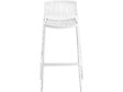 HABITAT ET JARDIN - Lot de 2 chaises hautes empilables en plastique "Néora" - Blanc - vignette
