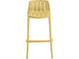 HABITAT ET JARDIN - Lot de 2 chaises hautes de jardin empilable "Vaena" - Jaune - vignette