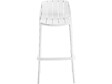 HABITAT ET JARDIN - Lot de 2 chaises hautes de jardin empilable "Vaena" - Blanc - vignette