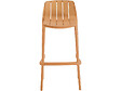 HABITAT ET JARDIN - Lot de 2 chaises hautes de jardin empilable "Vaena" - Orange - vignette