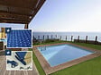 HABITAT ET JARDIN - Piscine bois rectangle " Maldives  " - 3.20 x 3.20 x 1.24  m + Bâche à bulles 180 µ - Bâche hiver 280 g/m² - vignette