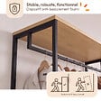 ID MARKET - Dressing large L. 100 cm DETROIT design industriel - vignette