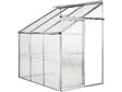 HABITAT ET JARDIN - Serre jardin adossée en polycarbonate "Aneth" 190 x 125 x 195 cm - 2,37 m² - vignette