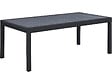 HABITAT ET JARDIN - Table extensible et chaises de jardin en aluminium "Lagos" - 200/320 x 105 x 76 cm - 10 chaises - Gris clair - vignette
