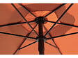 HABITAT ET JARDIN - Table et chaises de jardin avec parasol en métal "Convivia" - 4 places - Terracotta - vignette