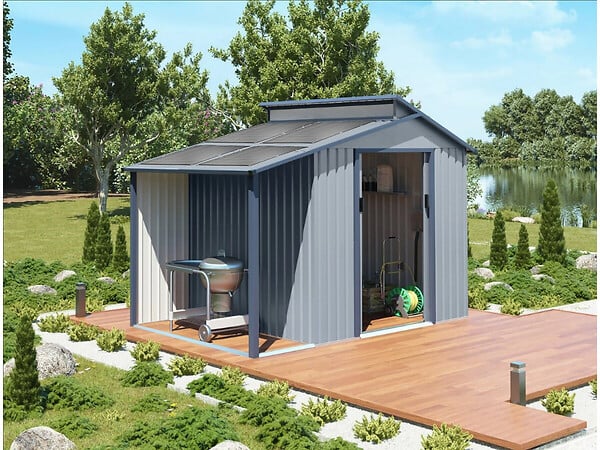 HABITAT ET JARDIN - Lot de 2 panneaux solaire plug and play flexible - 400w "Urban center" - Noir - large