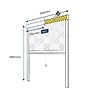 AVOSDIM - Store Moustiquaire Enroulable PVC pour Fenêtre - L.130 x H.160cm Recoupable - PVC Blanc - vignette