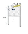 AVOSDIM - Store Moustiquaire Enroulable PVC pour Fenêtre - L.80 x H.130cm Recoupable - PVC Blanc - vignette