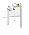 AVOSDIM - Store Moustiquaire Enroulable PVC pour Fenêtre - L.100 x H.160cm Recoupable - PVC Blanc - Lot de 2 - vignette