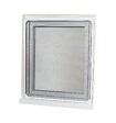AVOSDIM - Moustiquaire sans perçage - L.100 x H.120cm recoupable - Alu. Blanc - Moustiquaire Cadre Aimanté pour Fenêtre - vignette