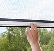 AVOSDIM - Store Moustiquaire Enroulable pour Fenêtre - L.130 x H.160cm Recoupable - PVC Blanc - Lot de 2 - vignette