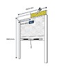 AVOSDIM - Moustiquaire Enroulable pour Fenêtre - L.150 x H.160cm Recoupable - Alu Gris Anthracite - Lot 2 Store Moustiquaire - vignette
