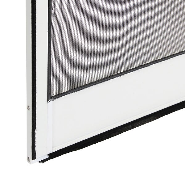 AVOSDIM - Moustiquaire Porte Battante - L.100 x H.215cm recoupable - Aluminium Gris - large
