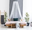 AVOSDIM - Moustiquaire Ciel pour Lit 2 Personnes - Tulle Blanc - vignette