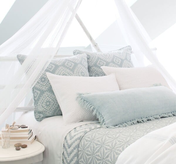 AVOSDIM - Moustiquaire Ciel pour Lit 2 Personnes - Tulle Blanc - large
