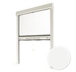 AVOSDIM - Moustiquaire Enroulable pour Fenêtre - L.80 x H.100cm Recoupable - Alu. Blanc - Protection anti insectes - vignette
