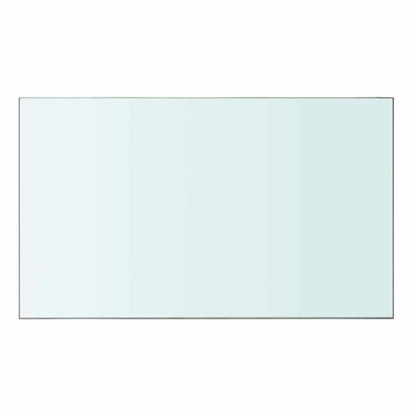 VIDAXL - vidaXL Panneau pour étagère de salon chambre Verre transparent 50 x 30 cm - large