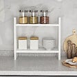 HABITAT ET JARDIN - Étagère de cuisine en bois "Denver" - 34 x 10 x 30 cm - Blanc - vignette
