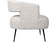 HABITAT ET JARDIN - Fauteuil en tissu bouclette "iris" - Blanc - vignette
