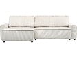 HABITAT ET JARDIN - Canapé d'angle convertible et reversible en velours côtelé "Montaigne" - 3 places  - Beige - vignette