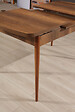 HABITAT ET JARDIN - Table à Manger Extensible en bois "Barok" - 170 x 78 x 80 cm - Noyer - vignette