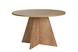 HABITAT ET JARDIN - Table à manger en bois "Virella" - 120 x 120 x 75 cm - Chêne Saphir - vignette