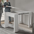 HABITAT ET JARDIN - Table repas extensible en bois "Nivo" - 80 x 44 x 76 cm - Blanc - vignette