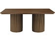 HABITAT ET JARDIN - Table à manger ovale en bois "Zénith" - 180 cm - 8 places - Marron - vignette