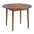 HABITAT ET JARDIN - Table à manger extensible en bois "Viona" 100 x 100 x 75 cm - Barok Walnut - vignette