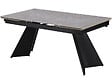 HABITAT ET JARDIN - Table de repas extensible en céramique 6 à 10 personnes "Equinoxe" - Gris marbré - vignette