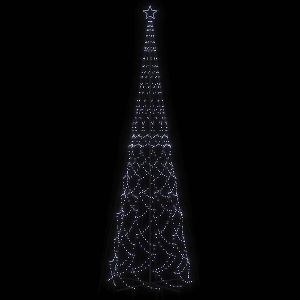 VIDAXL - vidaXL Arbre de Noël cône 3000 LED Blanc froid 230x800 cm - large
