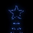 VIDAXL - vidaXL Arbre de Noël cône 1400 LED Bleues 160x500 cm - vignette