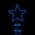 VIDAXL - vidaXL Arbre de Noël cône 3000 LED Bleues 230x800 cm - vignette
