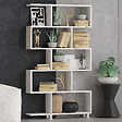 HABITAT ET JARDIN - Bibliothèque en bois "Nilüfer" - 90 x 20 x 156 cm - Blanc - vignette