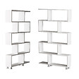 HABITAT ET JARDIN - Bibliothèque en bois "Nilüfer" - 90 x 20 x 156 cm - Blanc - vignette