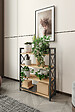 HABITAT ET JARDIN - Bibliothèque en bois "Plastic" - 46 x 18 x 64 cm - Noir - vignette