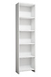 HABITAT ET JARDIN - Bibliothèque en bois "Barkin" - 40 x 19 x 150 cm - Blanc - vignette