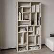 HABITAT ET JARDIN - Bibliothèque en bois "Nicola" - 90 x 30 x 180 cm - Travertin - vignette