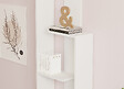 HABITAT ET JARDIN - Bibliothèque en bois "Wand" - 50 x 19 x 160 cm - Blanc - vignette