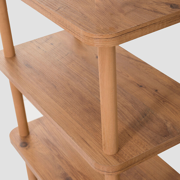 HABITAT ET JARDIN - Bibliothèque en bois "Step" - 80 x 28 x 75 cm - Marron - large