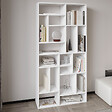 HABITAT ET JARDIN - Bibliothèque en bois "Nicola" - 90 x 30 x 180 cm - Blanc - vignette